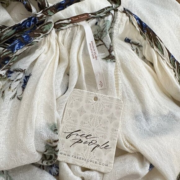 NWT Free People Nouveau belted handkerchief Maxi Dress - Picture 9 of 12